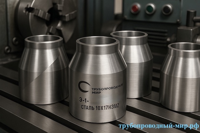 Переход Э 133х4-89х3,5 10х17н13м2т Переход Э 133х4-89х3,5 10х17н13м2т